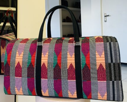 Dayo duffle bag in akwete fabric