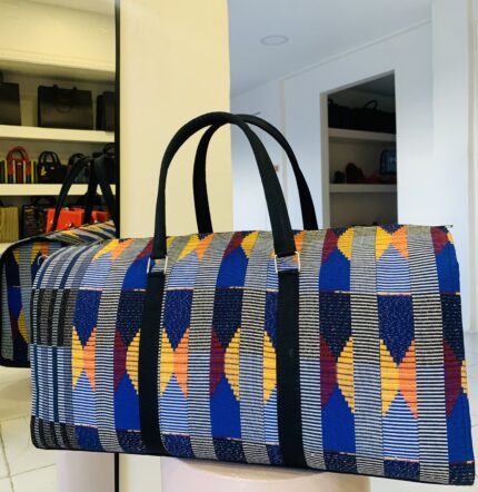 Dayo duffle bag in akwete fabric