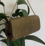 Toyo purse in gold and black - Image 2