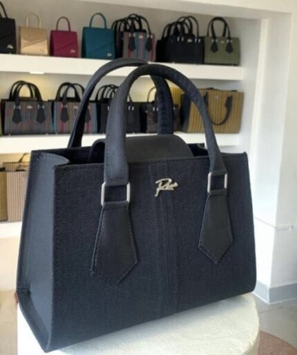 Black asooke bag