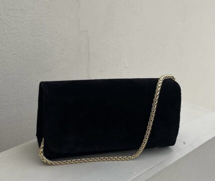 Toyo purse in suede black