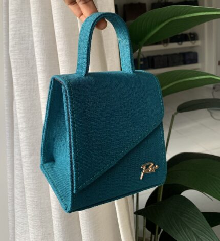 Toke bag in teal green