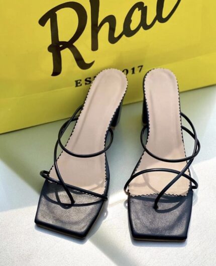 Strappy heels