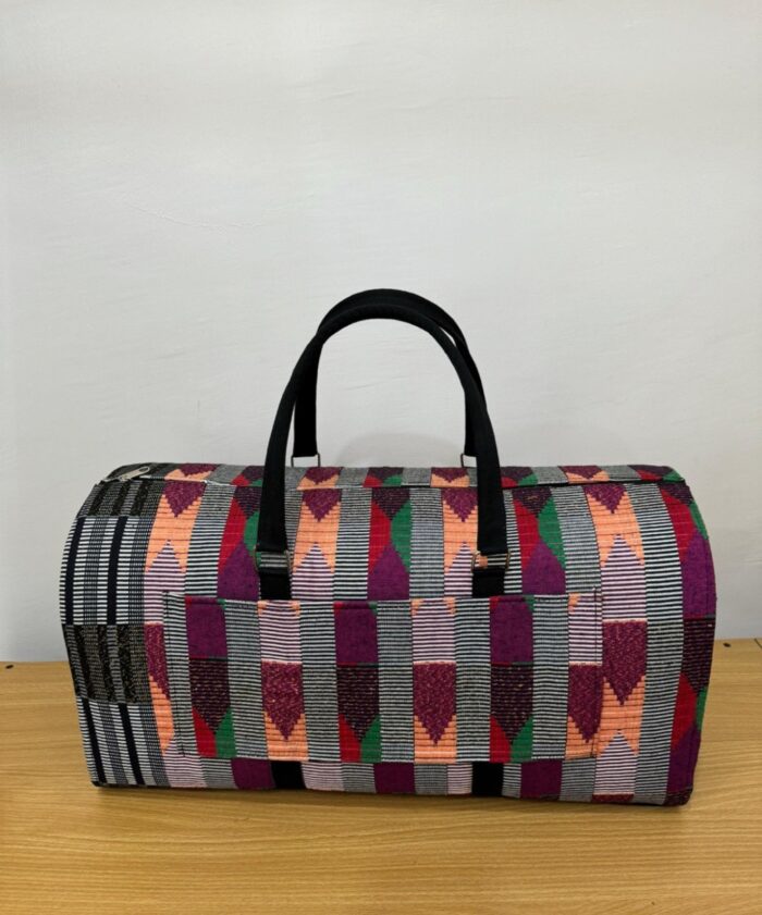 Dayo duffle bag in akwete fabric - Image 2