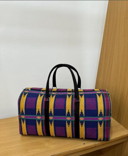 Dayo duffle bag in akwete fabrics