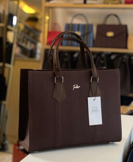 Brown maxi bag