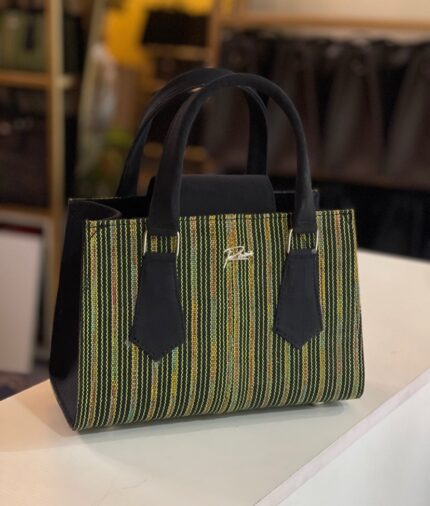 Green Asooke bag
