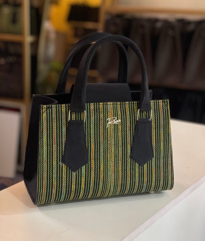 Green Asooke bag - Image 1