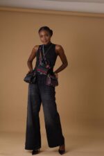 Oyin in black multicolor Asooke - Image 2